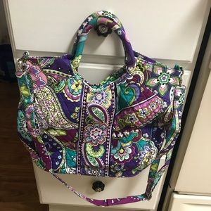 VERA BRADLEY 2 WAY TOTE CROSS BODY